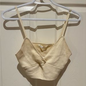 OAK+FORT Cropped Knit Top